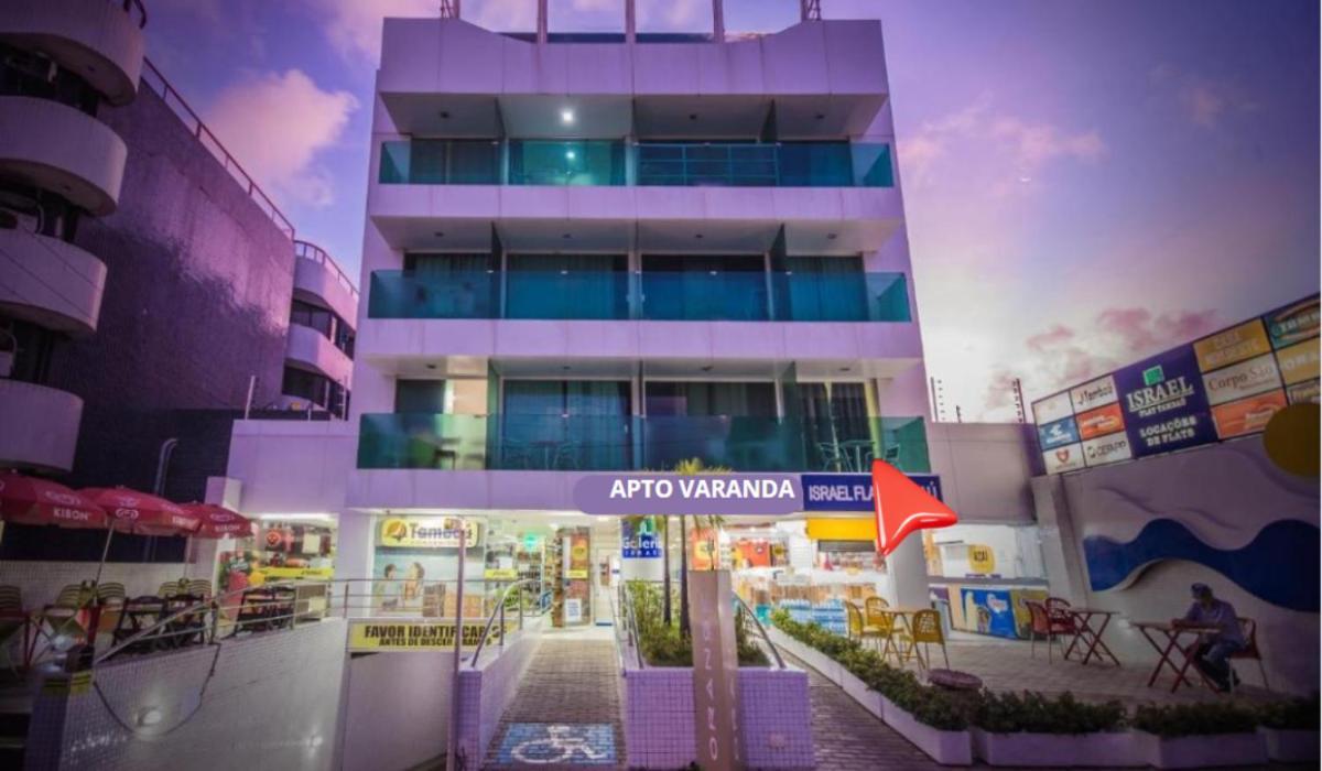 Israel Tambau- Apto Luxuoso- Em Frente Ao Mar Com Varanda Joao Pessoa Exterior photo